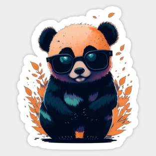 Panda in sunglasses Sticker